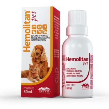 Imagem de Hemolitan pet gotas 60ml - VETNIL