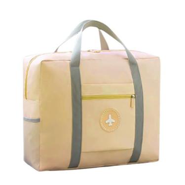 Imagem de Bolsa Maternidade Viagem Sacola Dobrável Grande Impermeável Encaixa Ma