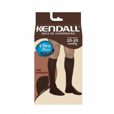 Imagem de Meia Média Ref.1532  Masculina  Kendall  Compressão 20 30mmHg  Marrom 