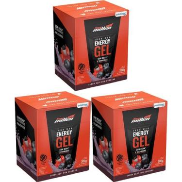 Imagem de Kit 3X Iron Man Instant Energy Gel - 10 Unidades 30g Açai c/Guaraná - 