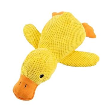 Imagem de Brinquedo De Pelúcia Patinho Amarelo Para Cães - Suprimentos Interativ