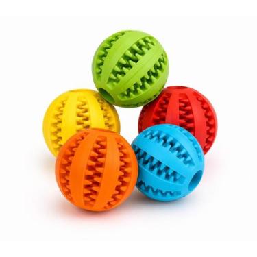 Imagem de Kit 3 Bolinhas Bola Porte Petisco e Brinquedo Pet - sem marca