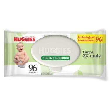 Imagem de Huggies Lenços Umedecidos Higiene Superior Limpam 2x Mais 96 Un