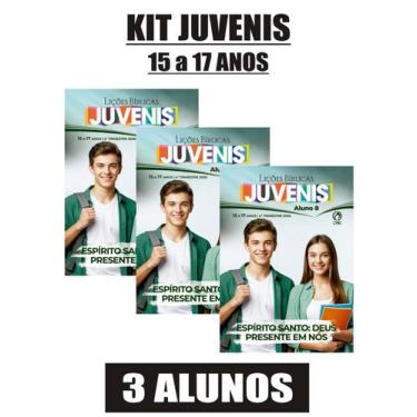 Imagem de KIT 3 REVISTAS EBD JUVENIS (15 a 17 Anos) CPAD - ALUNO