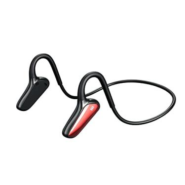 Imagem de Legou fones de ouvido bluetooth Fone de ouvido esportivo à prova d'água para condução óssea Bluetooth 5.2 Vermelho