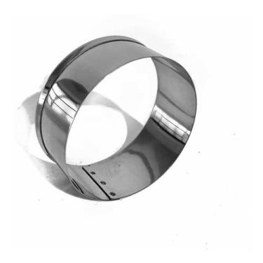 Imagem de Aro Cortador De Massas, Bolo, Pizza, Biscoito 12 X 3 Inox