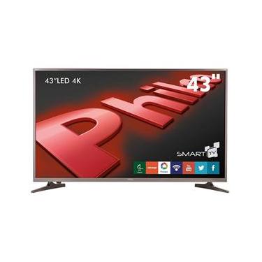 Imagem de Smart TV LED 43" Ultra HD 4K Philco PH43E60DSGW com Conversor Digital, Midiacast, Wireless Integrado, Entradas HDMI e USB