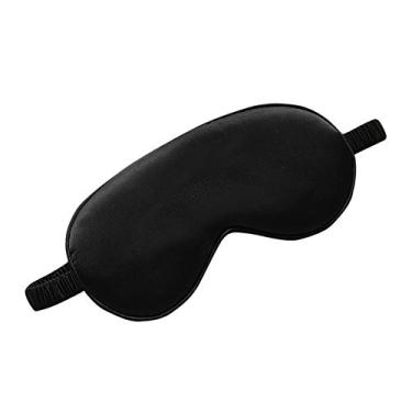 Imagem de Zwbfu Máscara de dormir de seda Máscara de olhos natural para dormir capa de sombra sombra tapa-olhos respirável suave venda portátil viagem