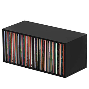Imagem de Nicho duplo horizontal para Lp vinil em Mdf Preto