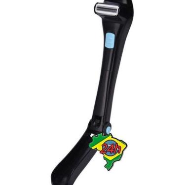 Imagem de Barbeador Costas Masculino Traseiro Dobrável Aparador Pelos
