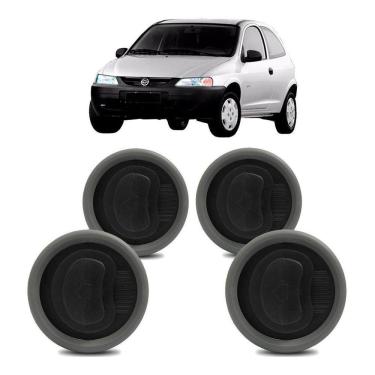 Imagem de Kit 4 Difusor Ar Celta 2001 2002 2003 2004 2005 2006 Cinza