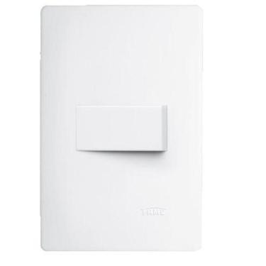 Imagem de Interruptor Simples 1 Tecla Horizontal 16A Habitat Fame