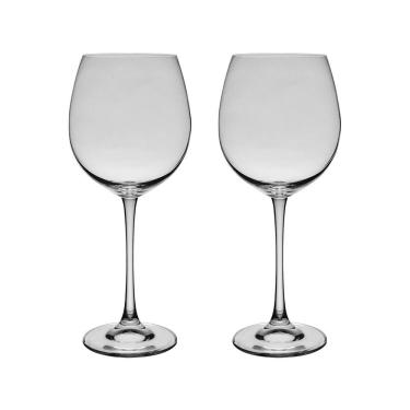 Imagem de Jogo com 2 Taças De Cristal Para Vinho/Água 850 ml Vintage Bohemia