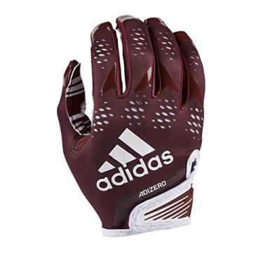 Imagem de adidas Adizero 12 Football Receiver Gloves, Maroon/White, X-Large