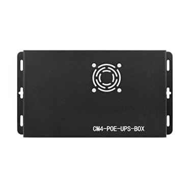 Imagem de Waveshare PoE UPS Uninterruptible Power Supply Base Board/Mini-Computer Designed for Raspberry Pi Compute Module 4 Gigabit Ethernet Dual HDMI Quad USB2.0