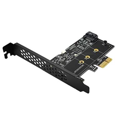 Imagem de M.2 NGFF PICE Expansion Card PCI-E X1 Sata 3.0 Adapter Support Sata B-M Key PCI Express X1 2230 2242 2260 2280 M.2 SSD Pcie To Sata 3.0 Card Adapter