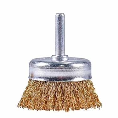 Imagem de Escova de Aço Copo com Haste Latonada 50mm com Haste Rocast 319,0012