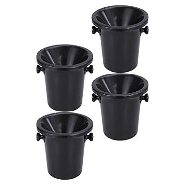 Imagem de 4 Pcs Barril De Cuspir Balde De Degustação Mini Drinks Refrigerador De Vinho Barris De Cuspir Ocidentais Escarradeiras De Vinho De Orelhas Duplas Gelo Plástico Caneca De Vinho