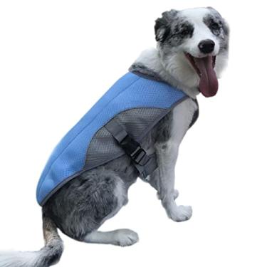 Imagem de Camisetas refrescantes para cães – Colete refrescante com material respirável | Jaqueta refrescante para atividades ao ar livre, caminhadas, treinamento, calor em cães genéricos