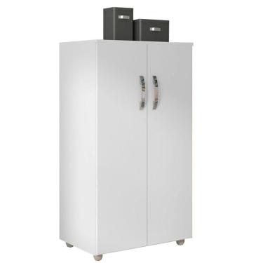 Imagem de Armário Multiuso 2 Portas Rosana Branco 1135 Ajl Móveis