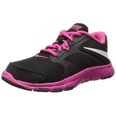 Imagem de Nike Girl's Flex Supreme TR 3 Training Shoe (11C-7Y) Black/Vivid Pink/White Size 6.5 M US