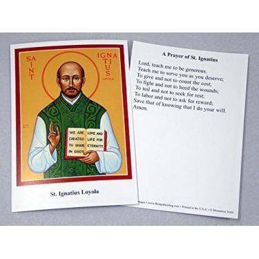 Imagem de Cartões de oração St. Ignatius Loyola – Conjunto com 100