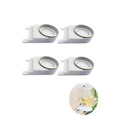 Imagem de wan Alimentador de abelhas jiayouxile - Fácil de instalar, alimentador de mel, entrada ou dispensador superior de xarope de água e açúcar - ferramentas para apicultor, (pacote com 4)