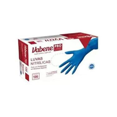 Imagem de Luva Procedimento Nitrílica s/Pó Azul Vabene c/100 CA 44048 Tamanho:P