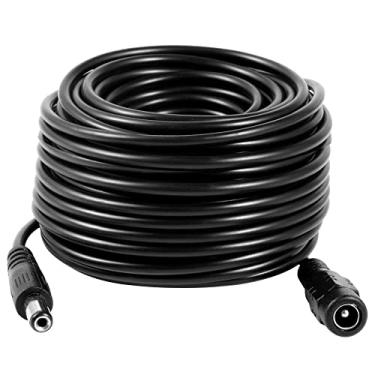 Imagem de Vanxse Cabo de extensão de alimentação CCTV CC 12 V 2,1 x 5,5 mm para câmera de segurança CCTV WiFi IP câmera de vigilância NVR Dvr roteador de fita LED (15 metros-50 pés)