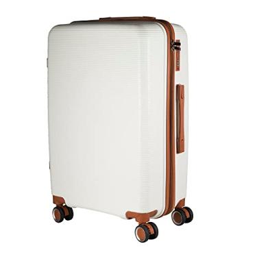 Imagem de Mala de bordo em Polipropileno 4 rodas 360º - AeroMalas Irlanda (Branco)