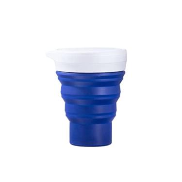 Imagem de Copo de Silicone Retrátil Menos1Lixo Azul Marinho