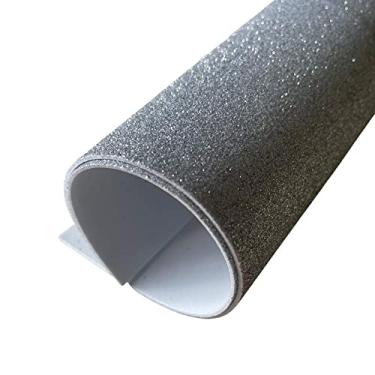 Imagem de EVA com Glitter 40x48 - Kit com 10 folhas - escolha a cor (Prata)