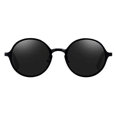 Imagem de Óculos de Sol Unisex Barcur Polarizados Marca de Luxo Anti Reflexo (Black)