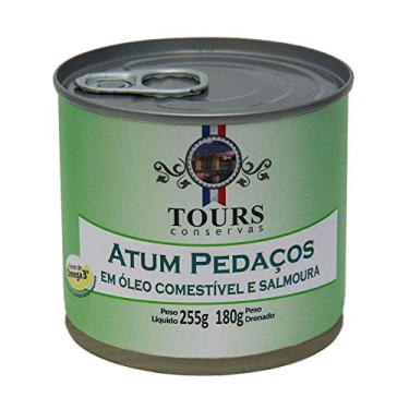 Imagem de Atum Pedaços com Óleo Comestível e Salmoura Tours 180g