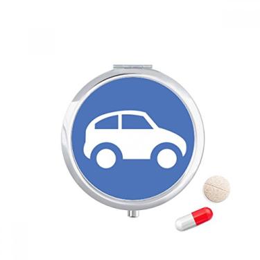 Imagem de Caixa de comprimidos com estampa ambiental de veículos energéticos, caixa de armazenamento de medicamentos dispensador de contêiner