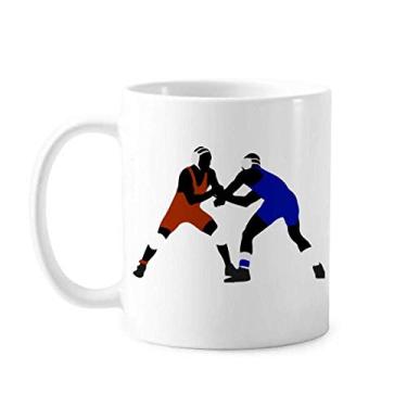 Imagem de Wrestling American Athletic Fitness Caneca cerâmica café porcelana caneca louça