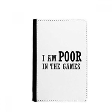 Imagem de Porta-passaporte I Am Poor In The Games Notecase Burse carteira porta-cartões