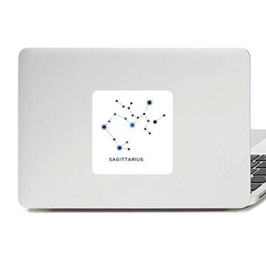 Imagem de Adesivo de vinil do zodíaco do signo da constelação de Sagitário Adesivo para laptop Decoração de PC