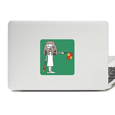 Imagem de Adesivo de vinil de árbitro indica bandeira desenho múmia vinil paster laptop decoração PC