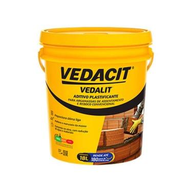 Imagem de Plastificante Argamassa Vedalit, Cinza, 18 L, Vedacit