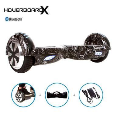 Hoverboard Skate Elétrico Flash 6,5 Polegadas com Bluetooth