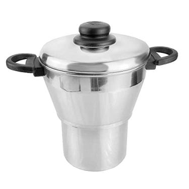 Imagem de Cuscuzeira com Tampa Luz Nobre 3L em Alumínio