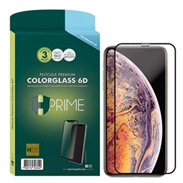 Imagem de Pelicula de Vidro Temperado 9h ColorGlass 6D para Apple iPhone X/XS - Preto, HPrime, Película Protetora de Tela para Celular, Transparente