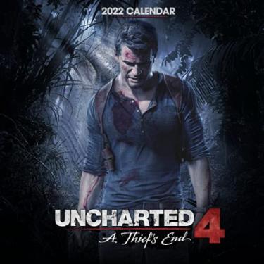 Imagem de Uncharted 4 A Thief's End Calendar 2022-2023: Uncharted 4 A Thief's End Calendar 2022 - OFFICIAL Games calendar 2022 18 months- Planner Gifts boys ... 17''x11''(Kalendar Calendario Calendrier).