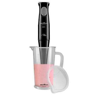 Imagem de Mixer Britânia BMX350P Com Copo Capacidade de 1,05L e Lâminas Pro Maxx 350W Preto