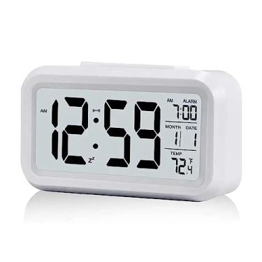 Imagem de Relógio de Mesa Digital Inteligente com Sensor de Temperatura