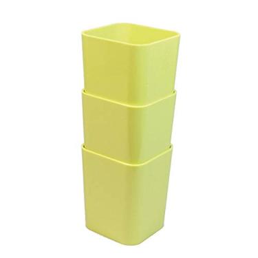 Imagem de Kit com 3 Porta Objetos Multiuso, Protea 6413.V.0008, Verde Pistache