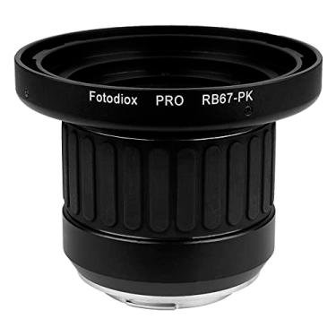Imagem de Adaptador de montagem de lente Fotodiox Pro com cilindro de focagem, para lentes Mamiya RB67 para câmeras DSLR Pentax K-Mount (PK)