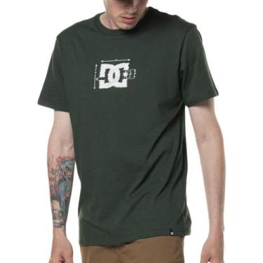 Imagem de Camiseta Dc Shoes Blueprint Sm24 Masculina Verde Escuro