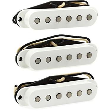 Imagem de Seymour Duncan Conjunto de captadores Retrospec'd Antiquity Texas Hot Strat Single Coil 3 peças - Branco não envelhecido